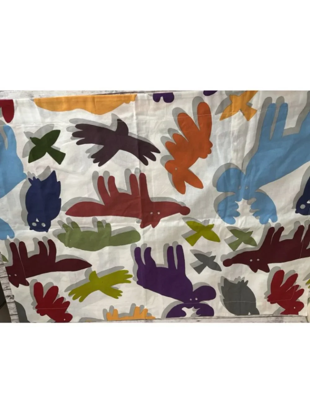 IKEA Tassa Alg Vilda Hund Pillow Case PAIR Animal Print Multicolor Standard